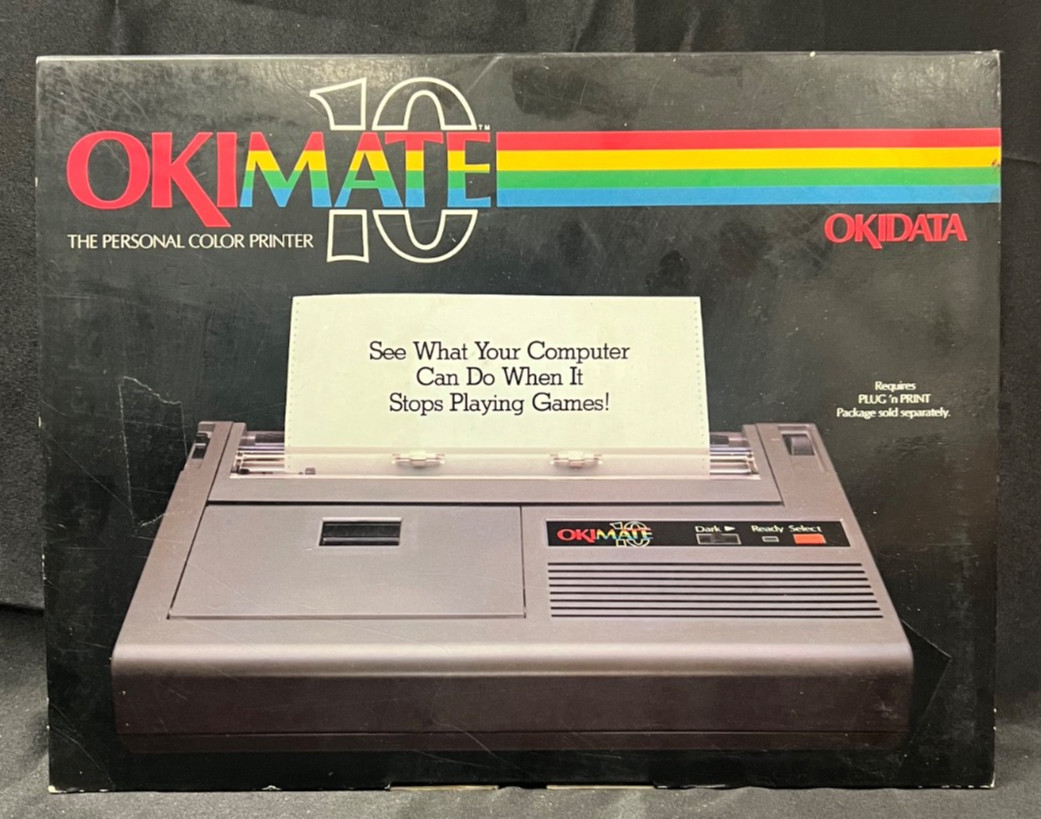 OkiData Plug'n Print For the OKIMATE 10 Personal Printer TURNS ON Open Box New