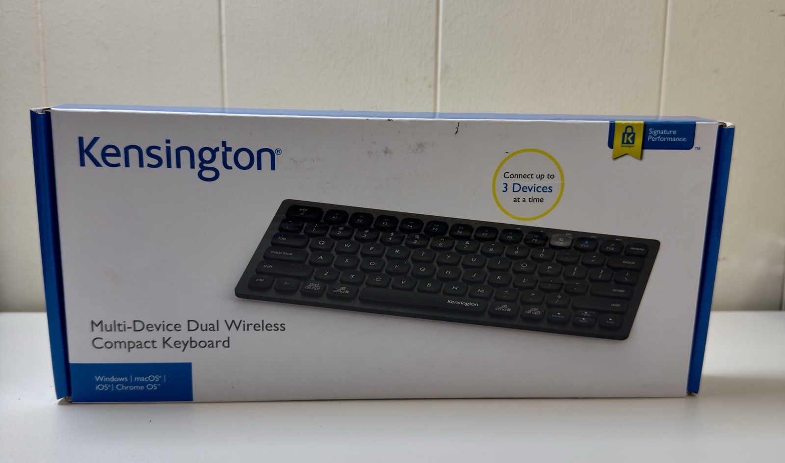 Kensington Multi-Device Dual Wireless Compact Keyboard (K75502US)