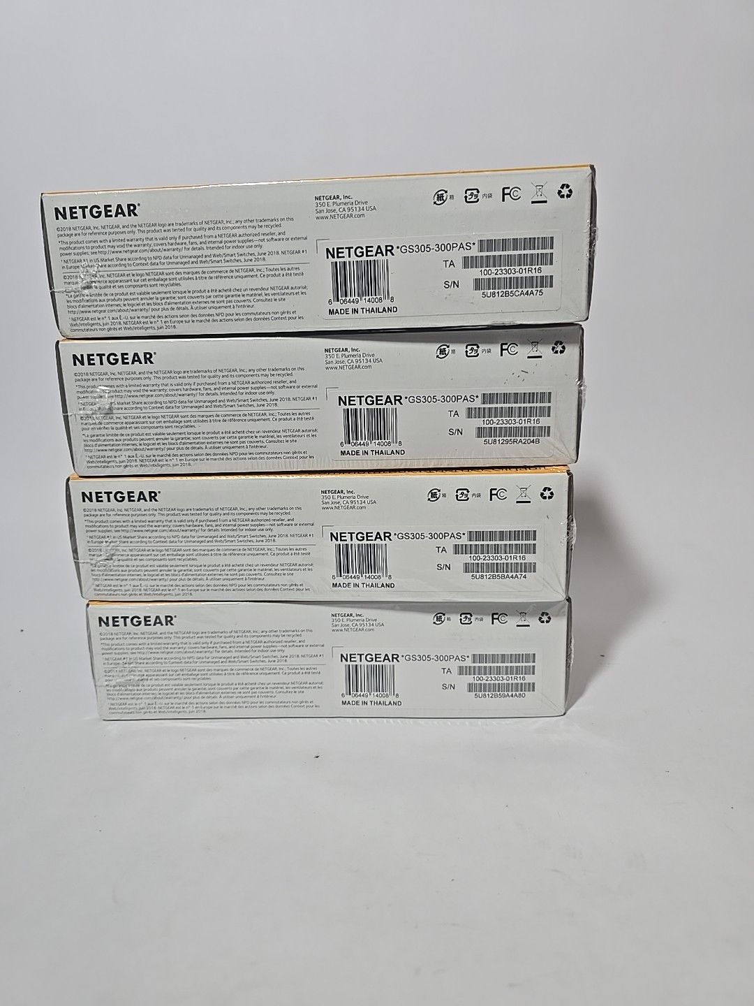 NETGEAR GS305 5-Port Gigabit Ethernet Unmanaged Switch - Home Network Hub Sealed