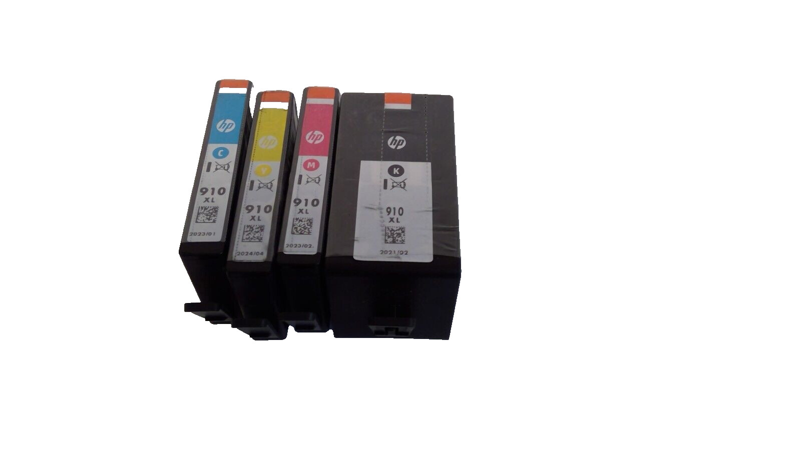 Genuine OEM HP 910XL SET 4 ( BYMC) Ink Bulk Packaging 