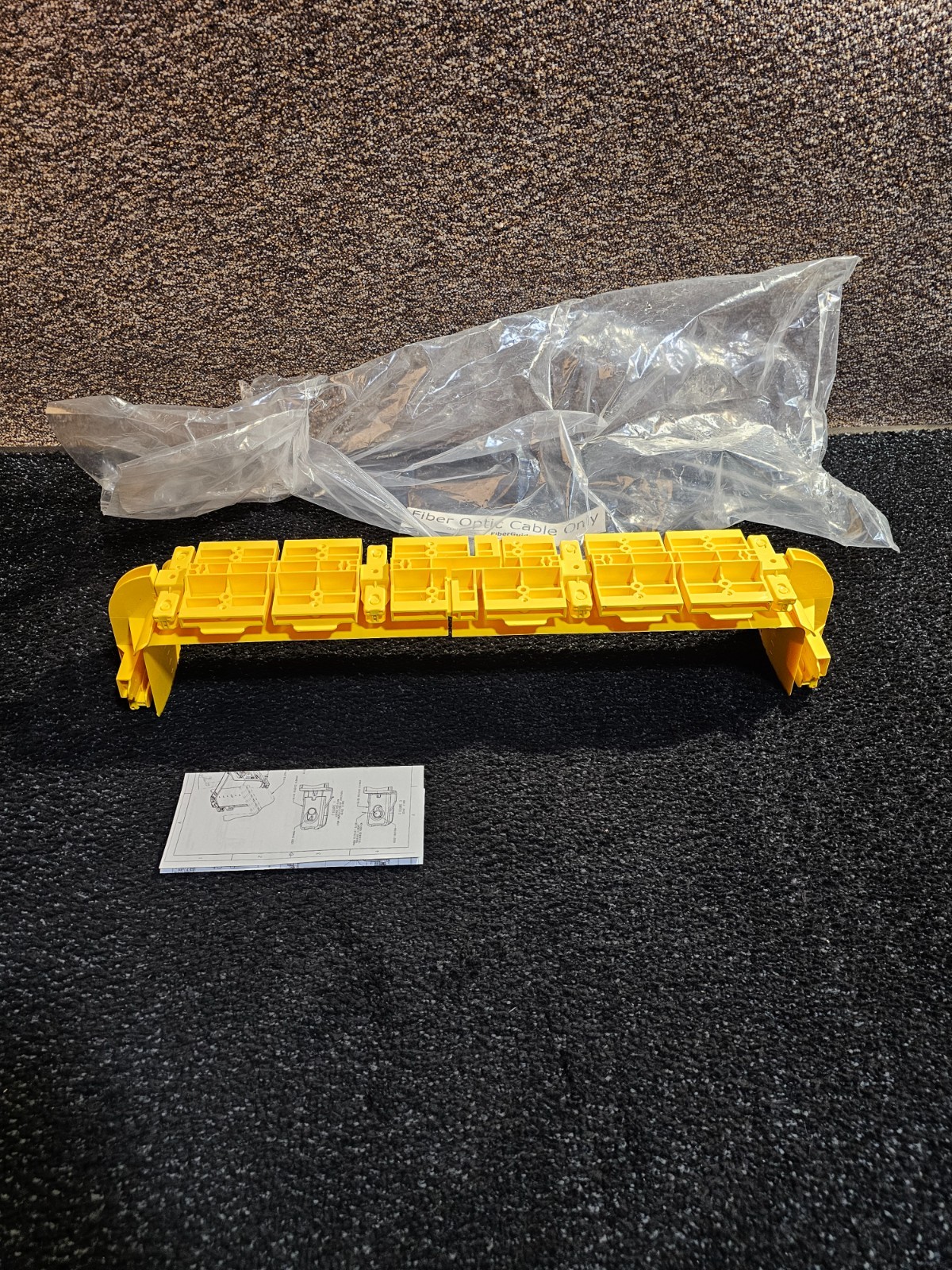 CommScope FGS-MFAW-H FiberGuide Snap-Fit Junction, 4x24in, Yellow