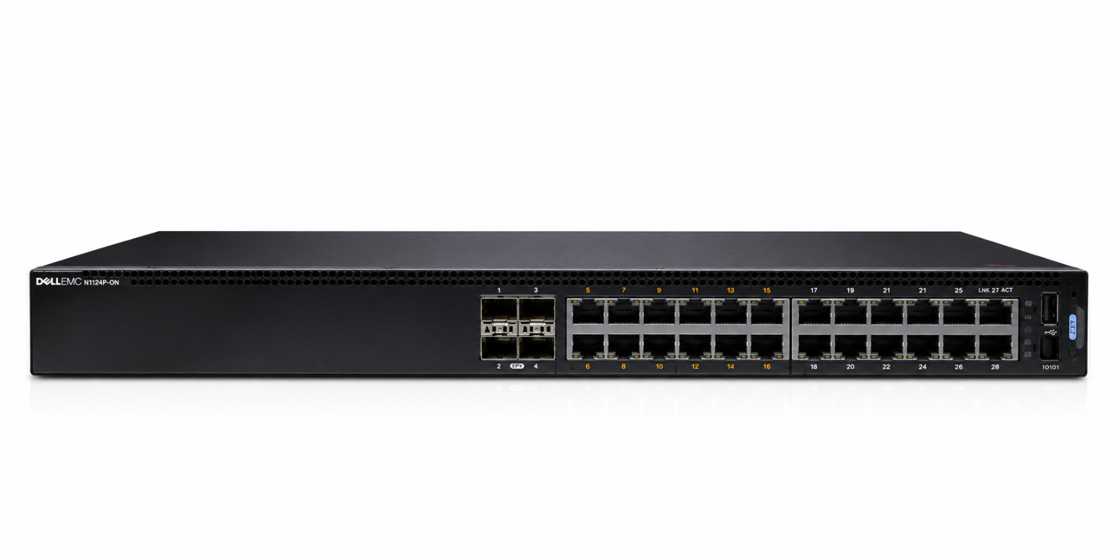 Dell EMC N1124P-ON 24-Port PoE Network Switch 4x SFP+ Managed Switch NEW OPEN BO