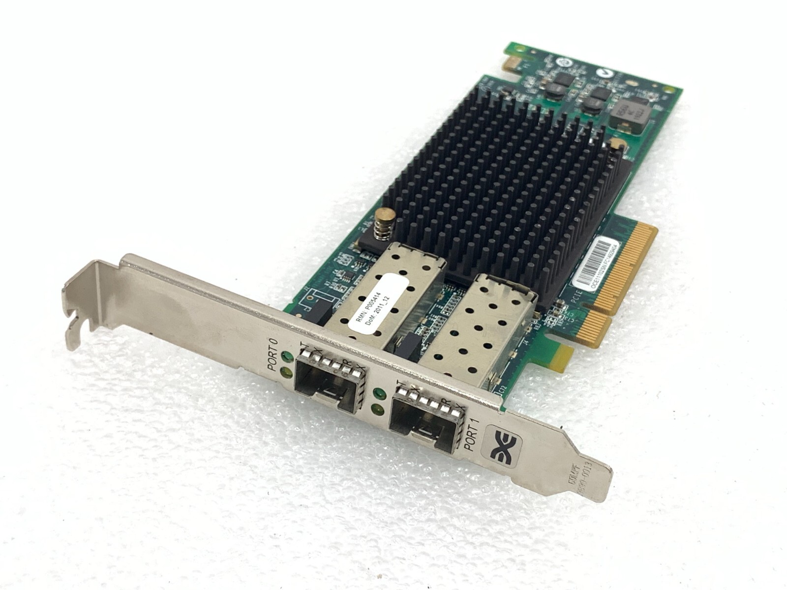 Emulex P005414-01H Dual Port 10GB PCI-E SFP FC Network Adapter P005630-01G NICE
