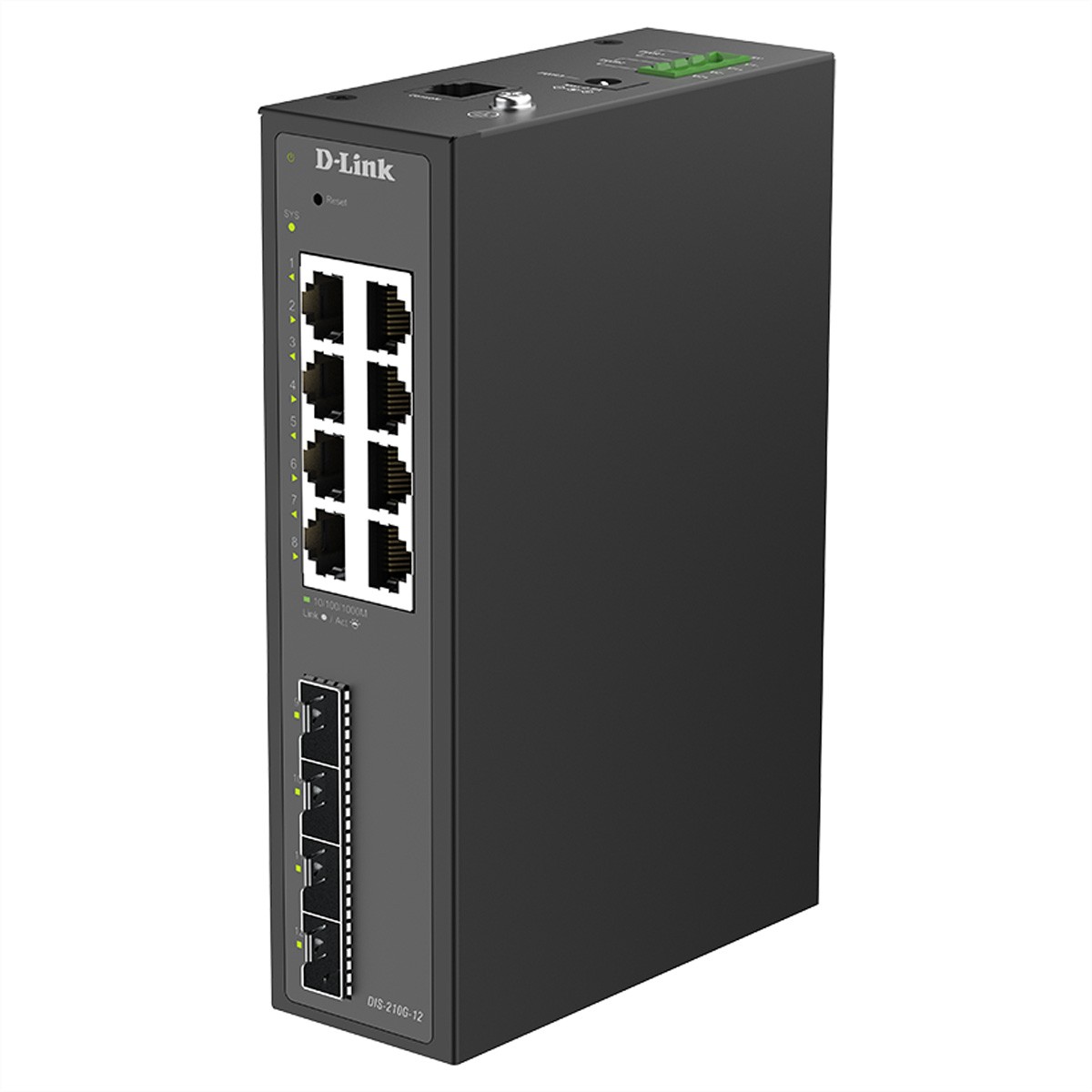 DIS-210G-12 D-Link DIS 210G-12 Switch Industrial Smart 1Gbps ~D~