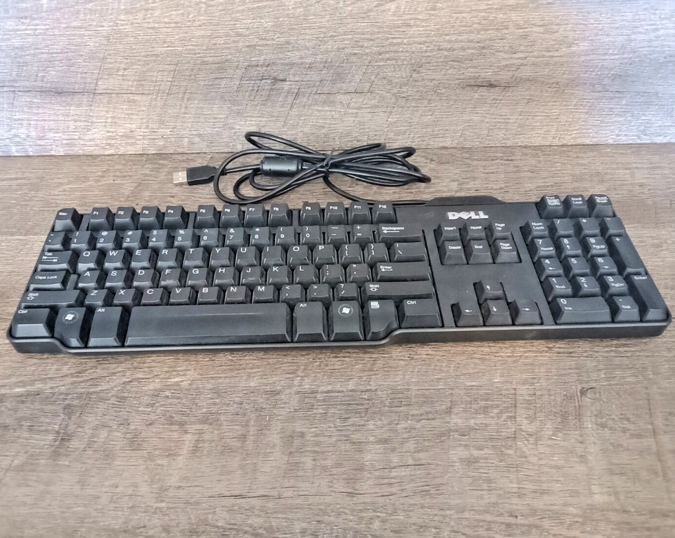 Dell Genuine Wired Keyboard USB Model L100 Mechanical 104-Keyboard - TESTED