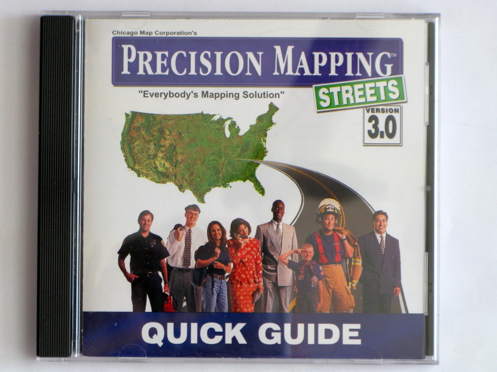 Precision Mapping Streets Version 3.0, Windows CDROM, by Chicago Map Corporation