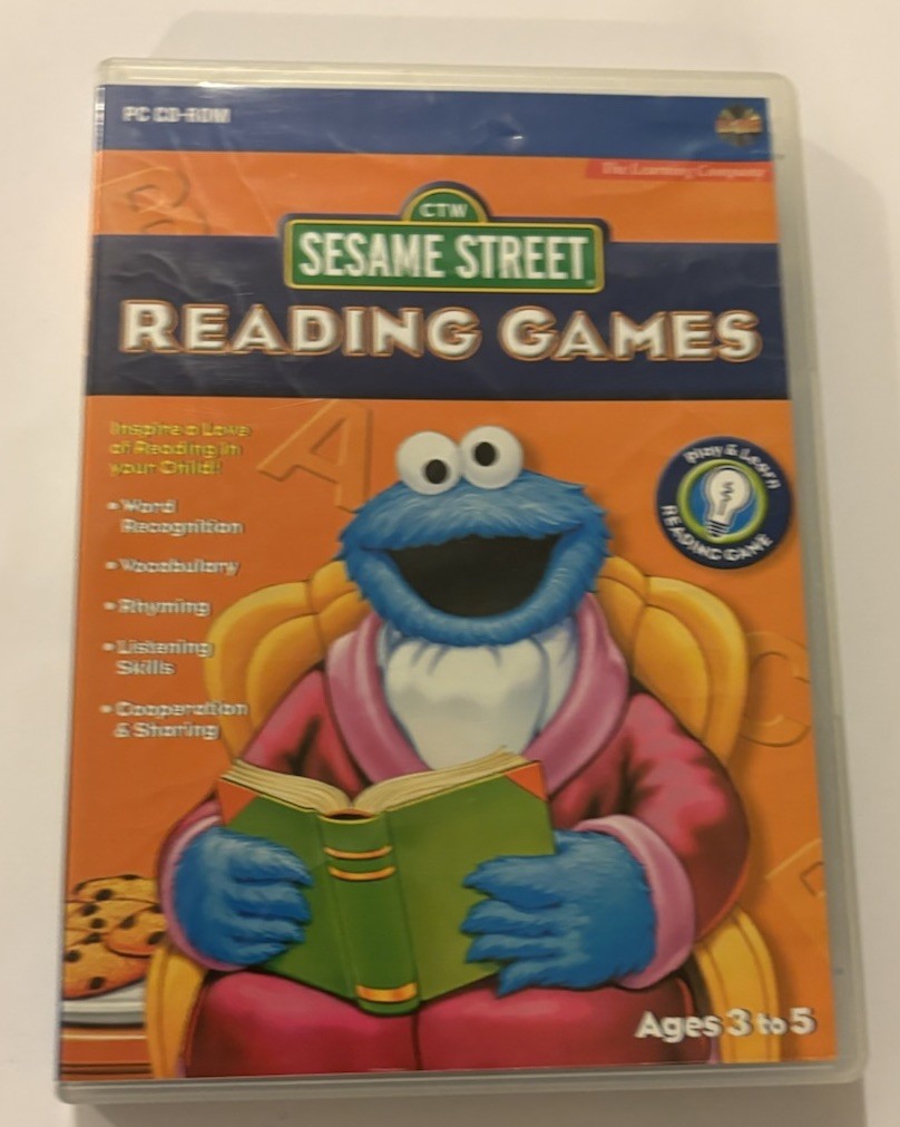 Sesame Street Reading Games Windows Mac - Free Aus Post