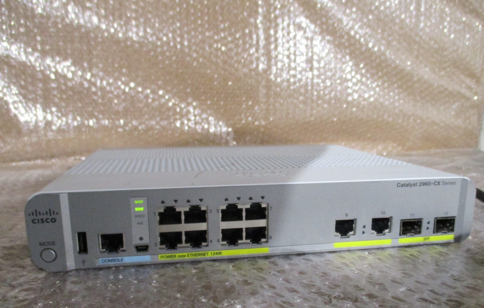 Cisco Catalyst 2960-CX Series WS-C2960CX-8PC-L 8 Port Gigabit Switch