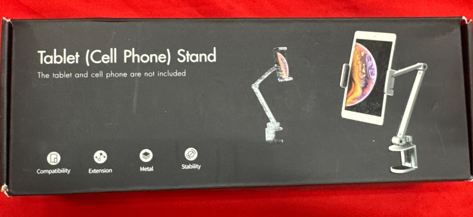 Viozon Tablet Stand Holder Mount Rotate 360 Degrees of Flexible Holder. Open Box