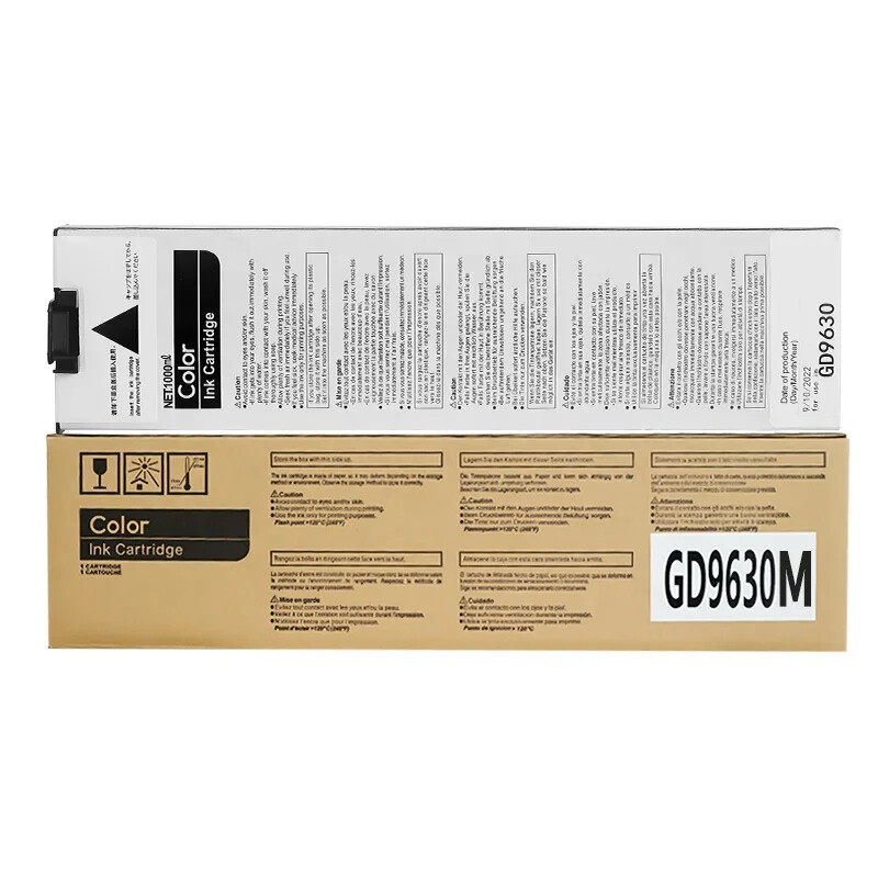 1000ML Compatible Pigment Ink Crtridge for Riso Comcolor GD9630 GD9631 GD7330