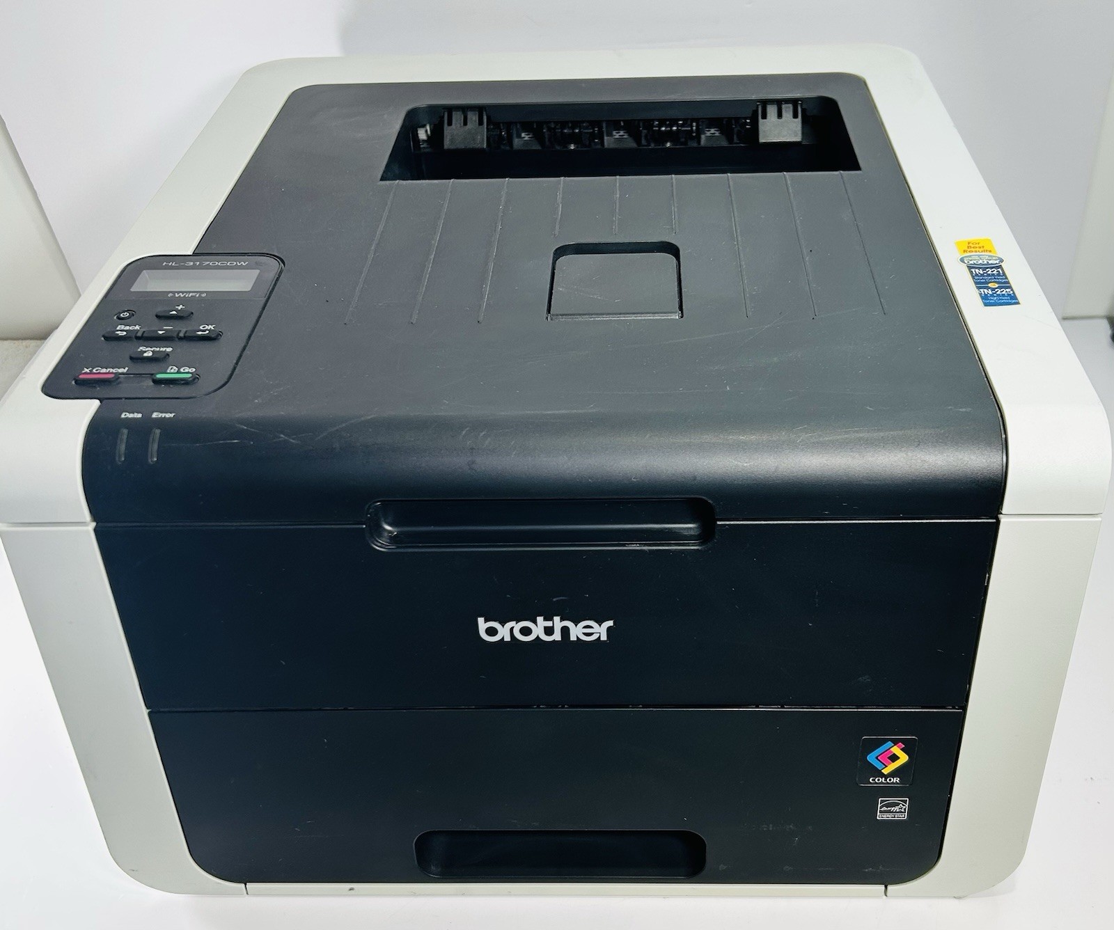Brother HL-3170CDW Digital Color LED Laser Printer Wireless Works Needs Toner