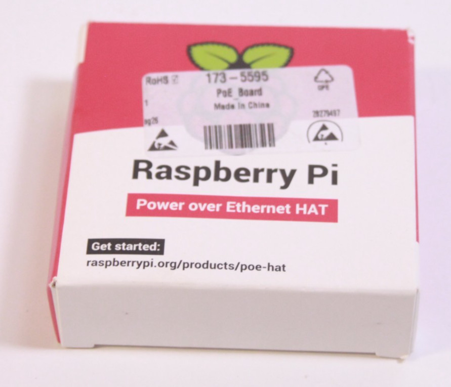 UNUSED RASPBERRY PI POE HAT POWER OVER ETHERNET HAT