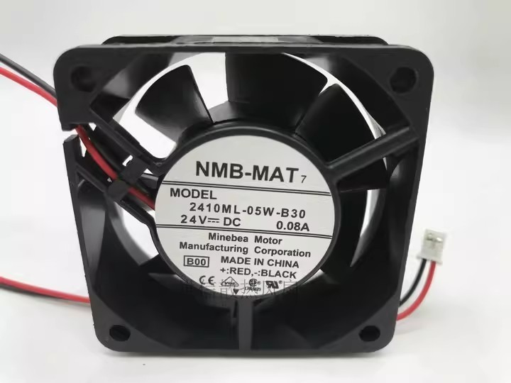 1PCS NMB 6025 6CM 2410ML-05W-B30 24V 0.08A Variable Frequency Drive Fan
