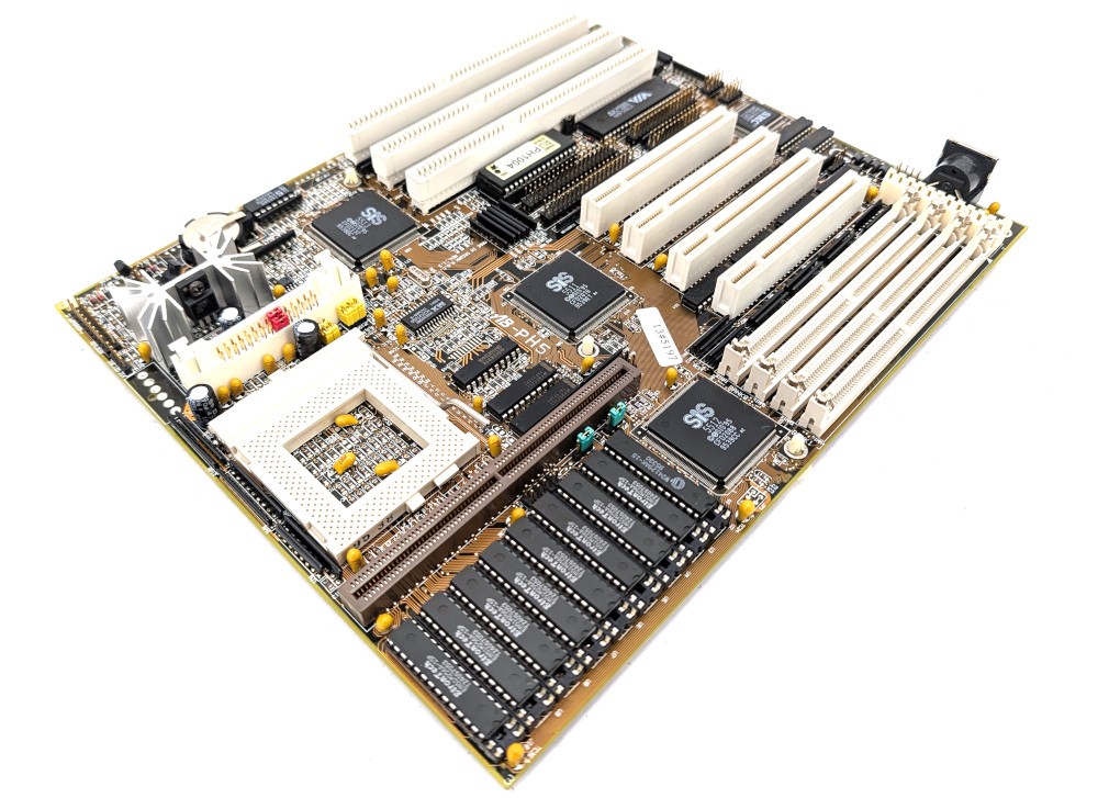 Untested Abit AB-PH5 Mainboard Socket 7 Vintage PCI ISA Motherboard
