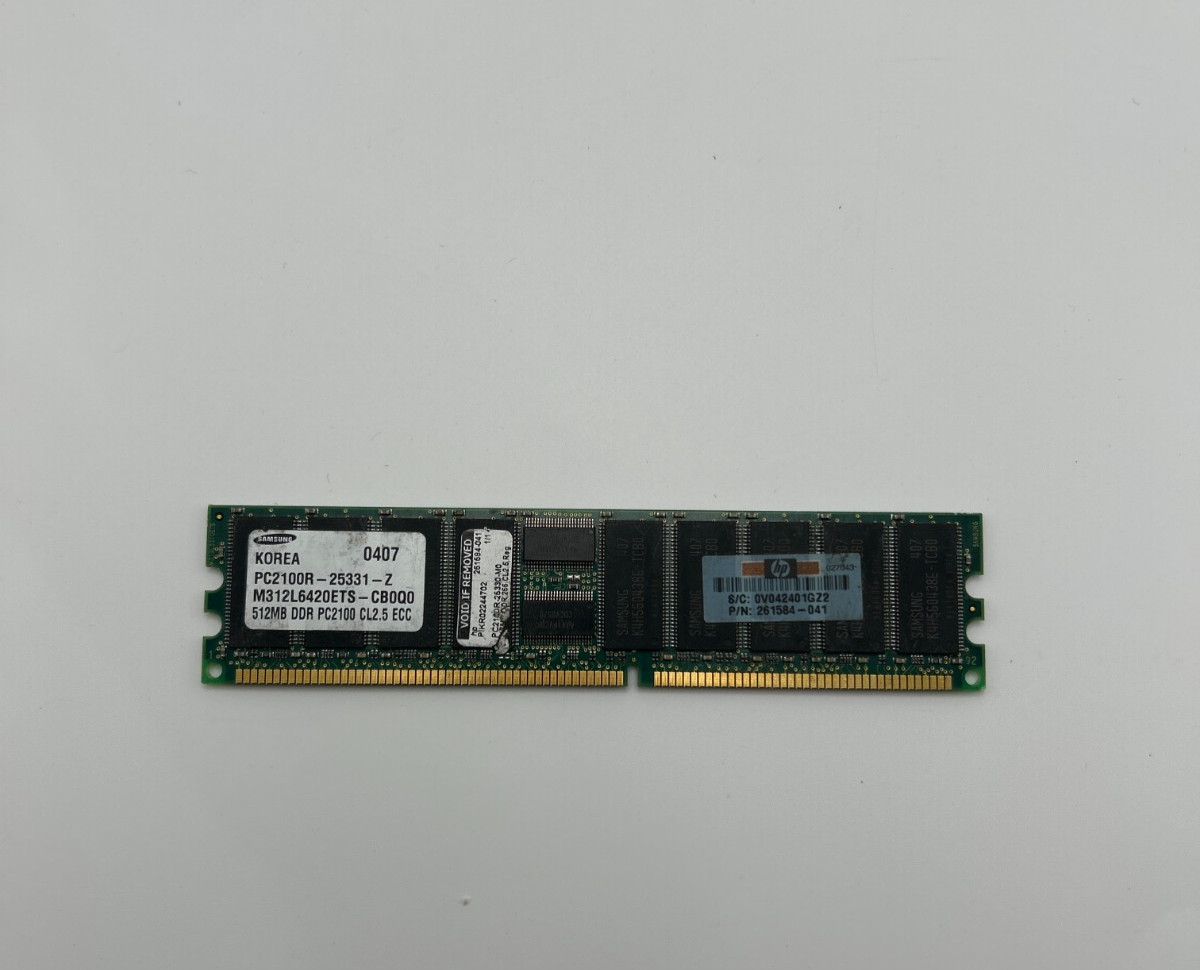 Samsung 512MB DDR-266 PC2100R Server RAM HP AS-IS