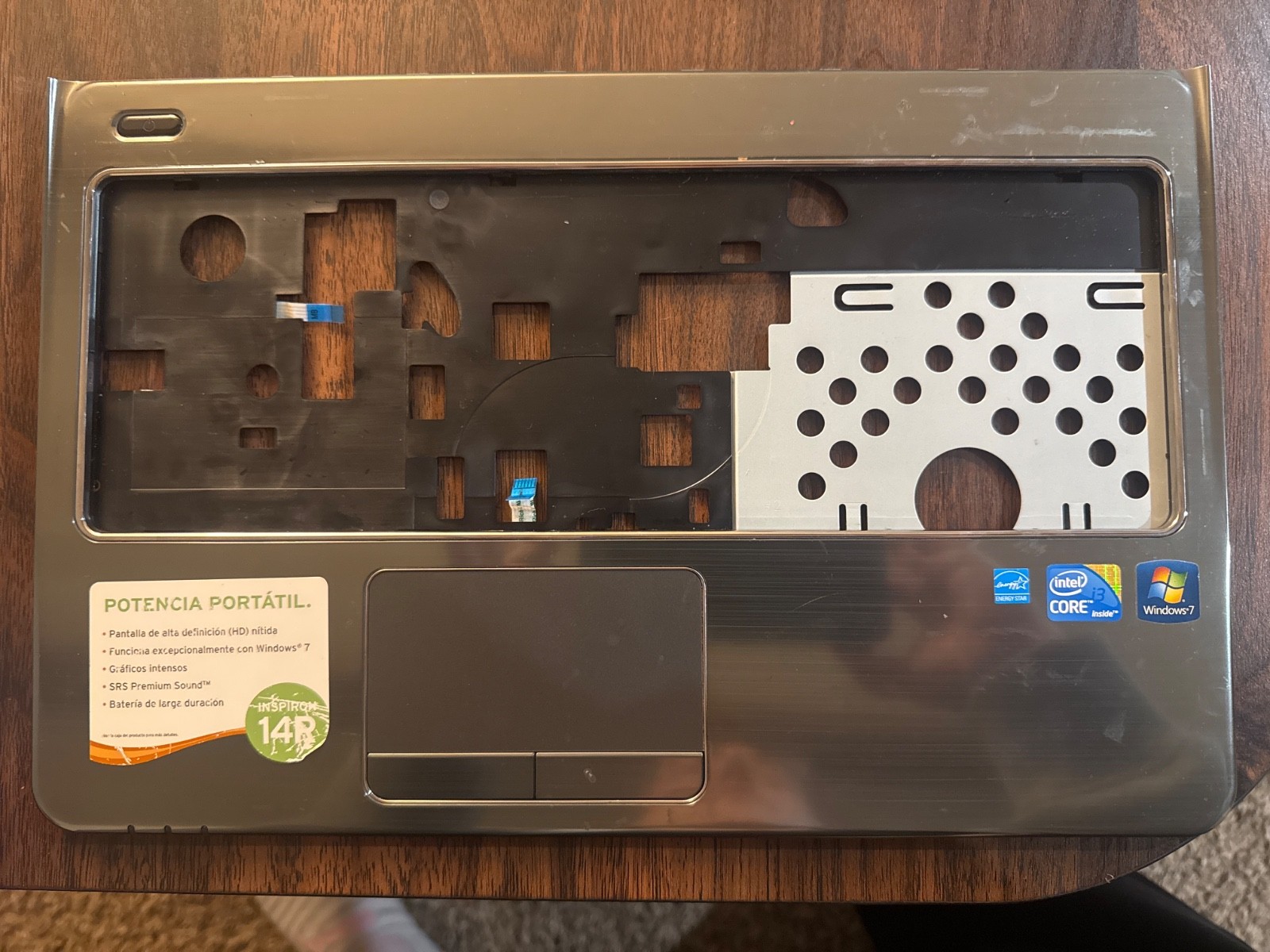 Dell Inspiron 14R N4010 Touchpad Mouse Button Palmrest Plate