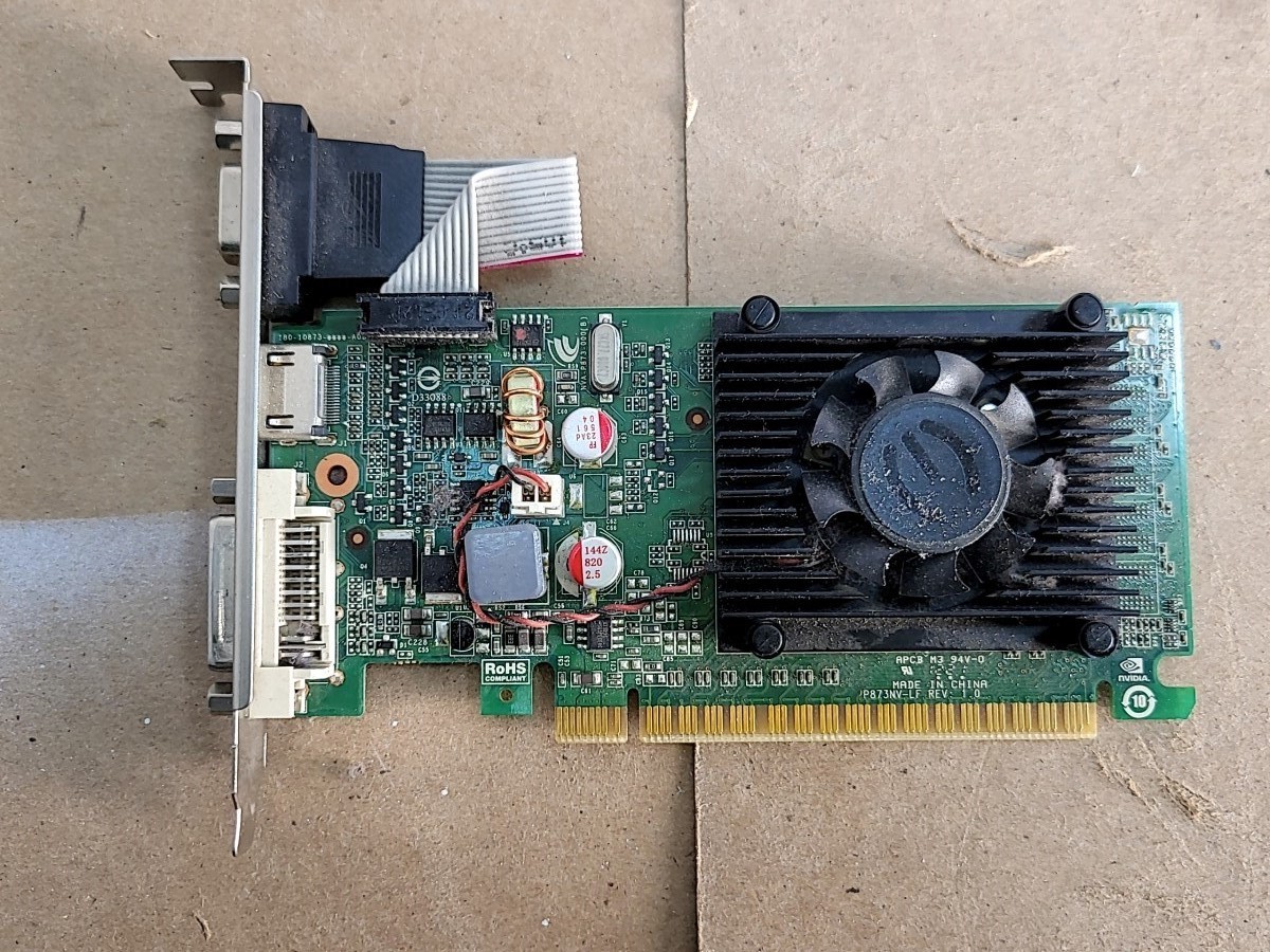 EVGA GeForce 8400GS 512-P3-1300-LR Video Card 512MB PCIe HDMI VGA DVI
