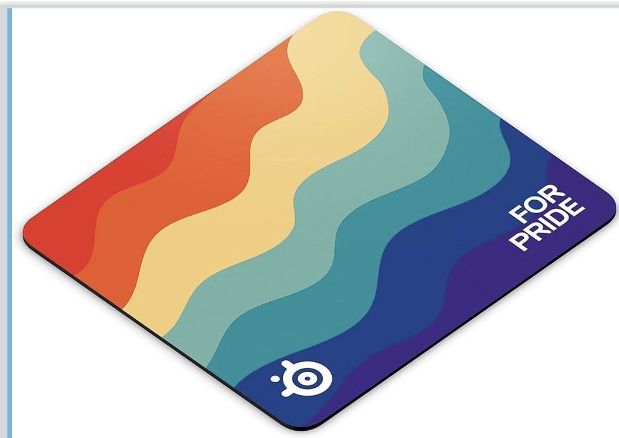 SteelSeries QcK Large Gaming Mouse Pad - for Pride Limited Edition - Exclusiv...