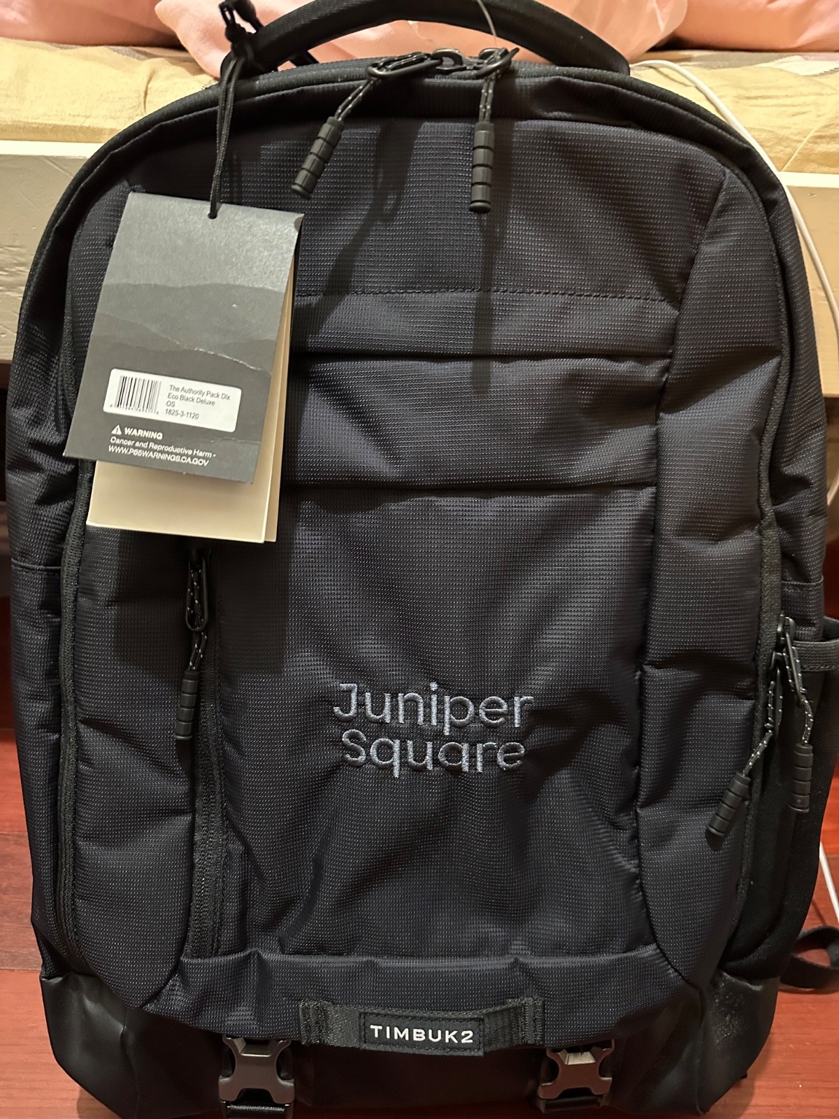 Timbuk2 Authority Laptop Backpack Eco Black Deluxe (Has a Logo) New