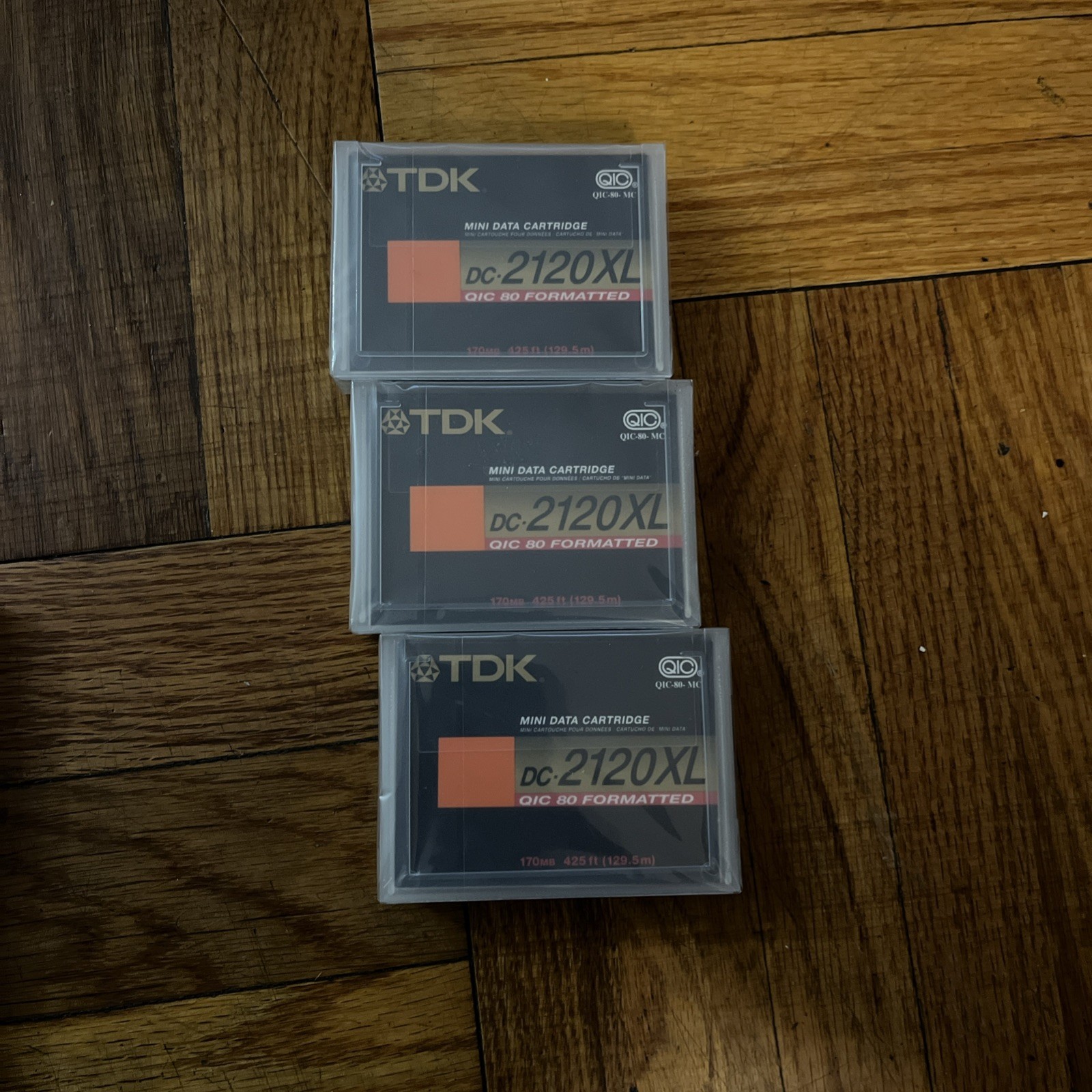 TDK dc-2120 Mini Data Cartridge 3 pack qic80