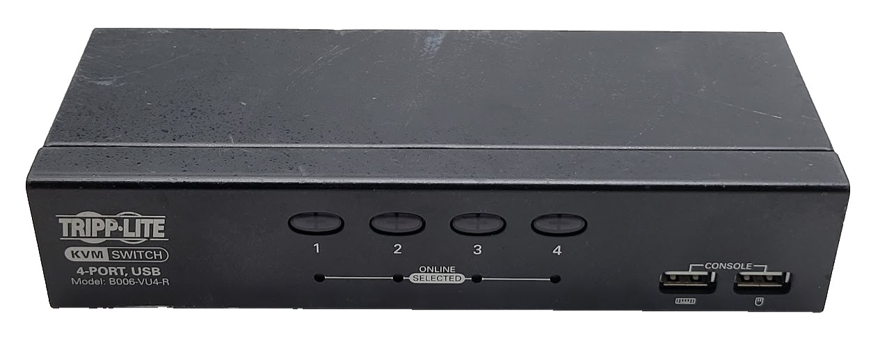 Tripp-Lite B006-VU4-R 4-Port USB KVM Switch