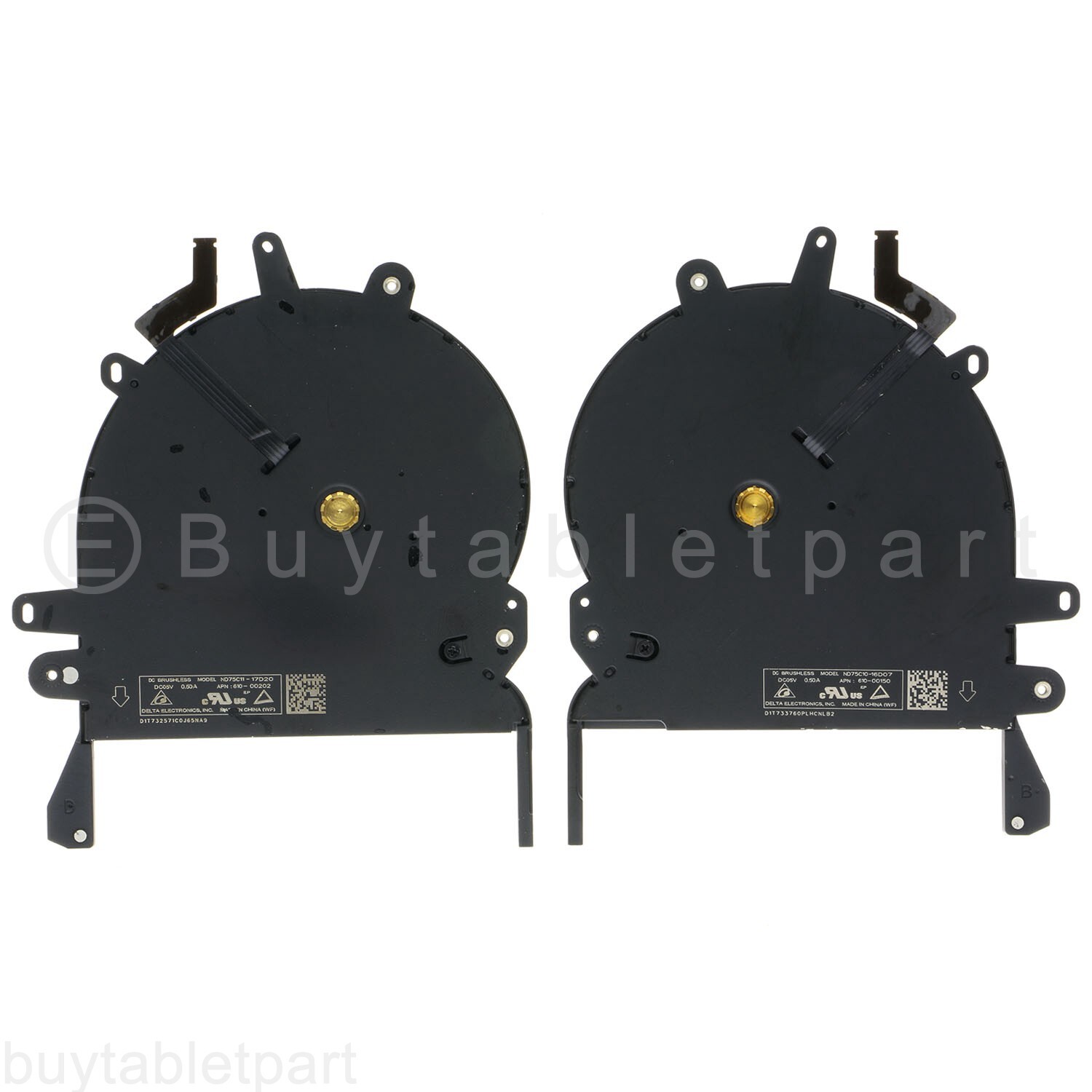 NEW CPU & GPU Cooling Fan For MacBook Pro 15" A1707 2016 2017 A1990 2018 2019