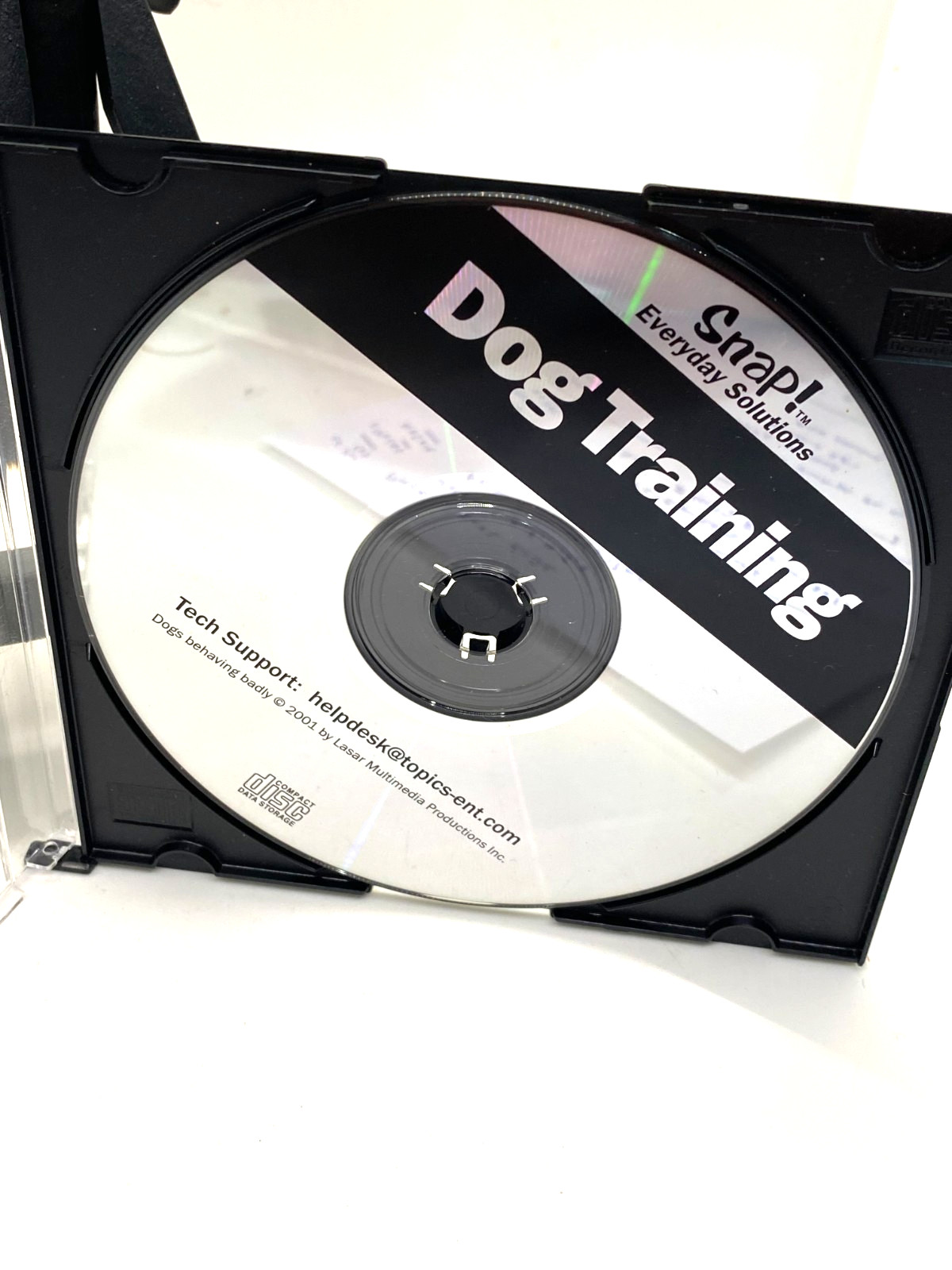 Snap Everyday Solutions Dog Training PC CD-ROM 2001 IBM/PC Vintage Software