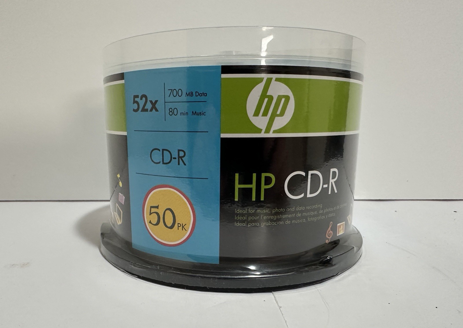 HP CD-R 50PK 52x 700MB DATA 80 MINS - NEW FACTORY SEALED