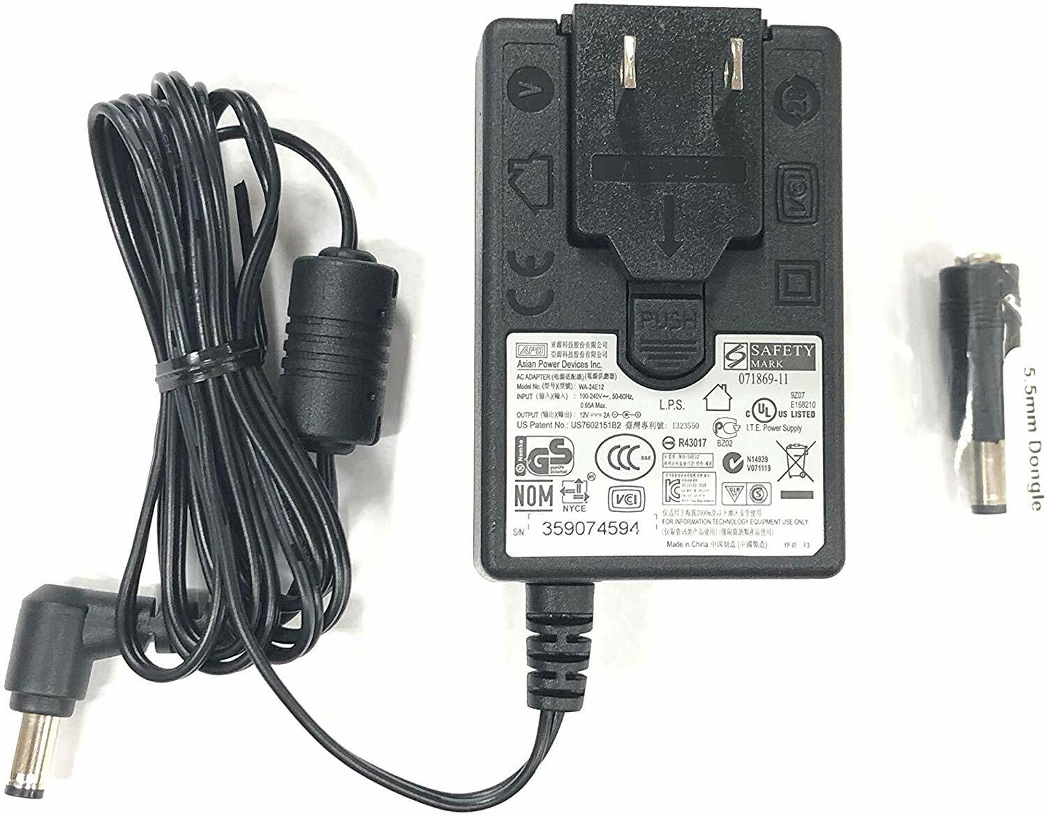 New Original APD 12V AC Adapter For Seagate FreeAgent Desk drive for 1.5TB 2TB 