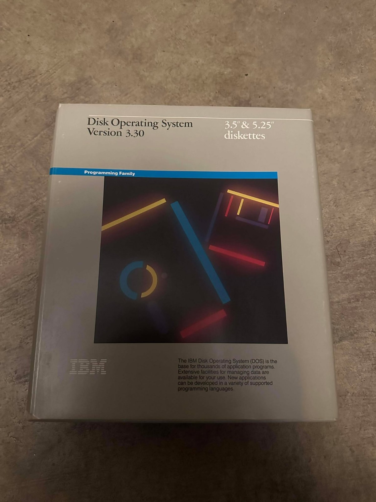 Vintage 1987 IBM DOS 3.30 6280060 5.25" & 3.5", Books Only