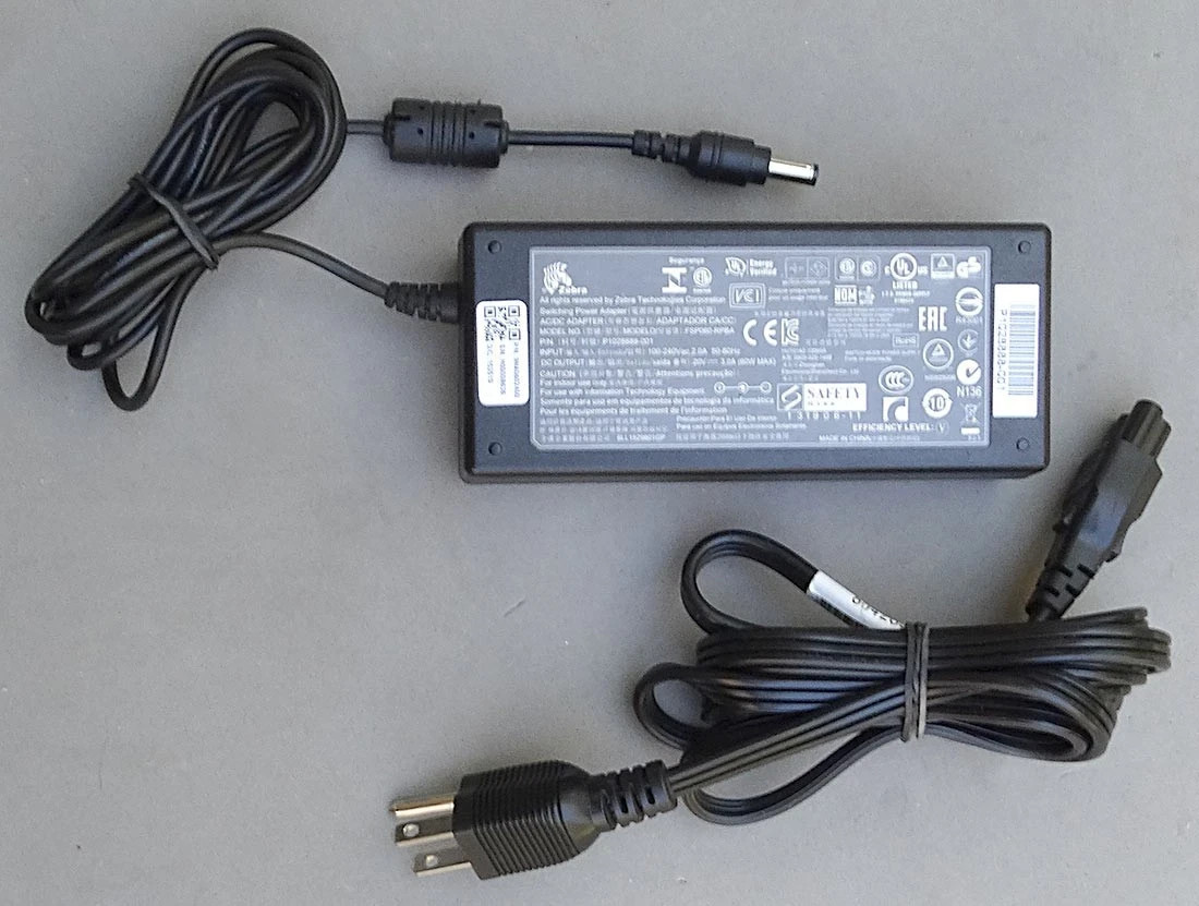 AC Power Supply Adapter Genuine Zebra FSP060-RPBA P/N P1028888-001 9NA0602400