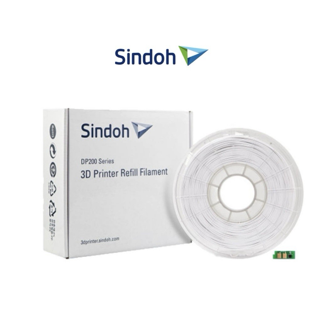 Sindoh 3D Printer PLA Filament WHITE Refill 1.75mm 700g 3Dwox1 1X 2X DP Series