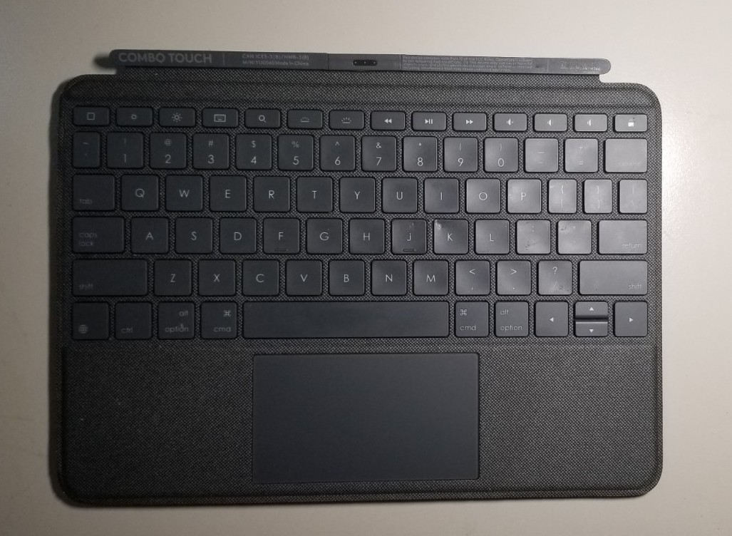 Logitech Combo Touch YU0048 Detachable Backlit Keyboard Only For iPad 10.5-inch