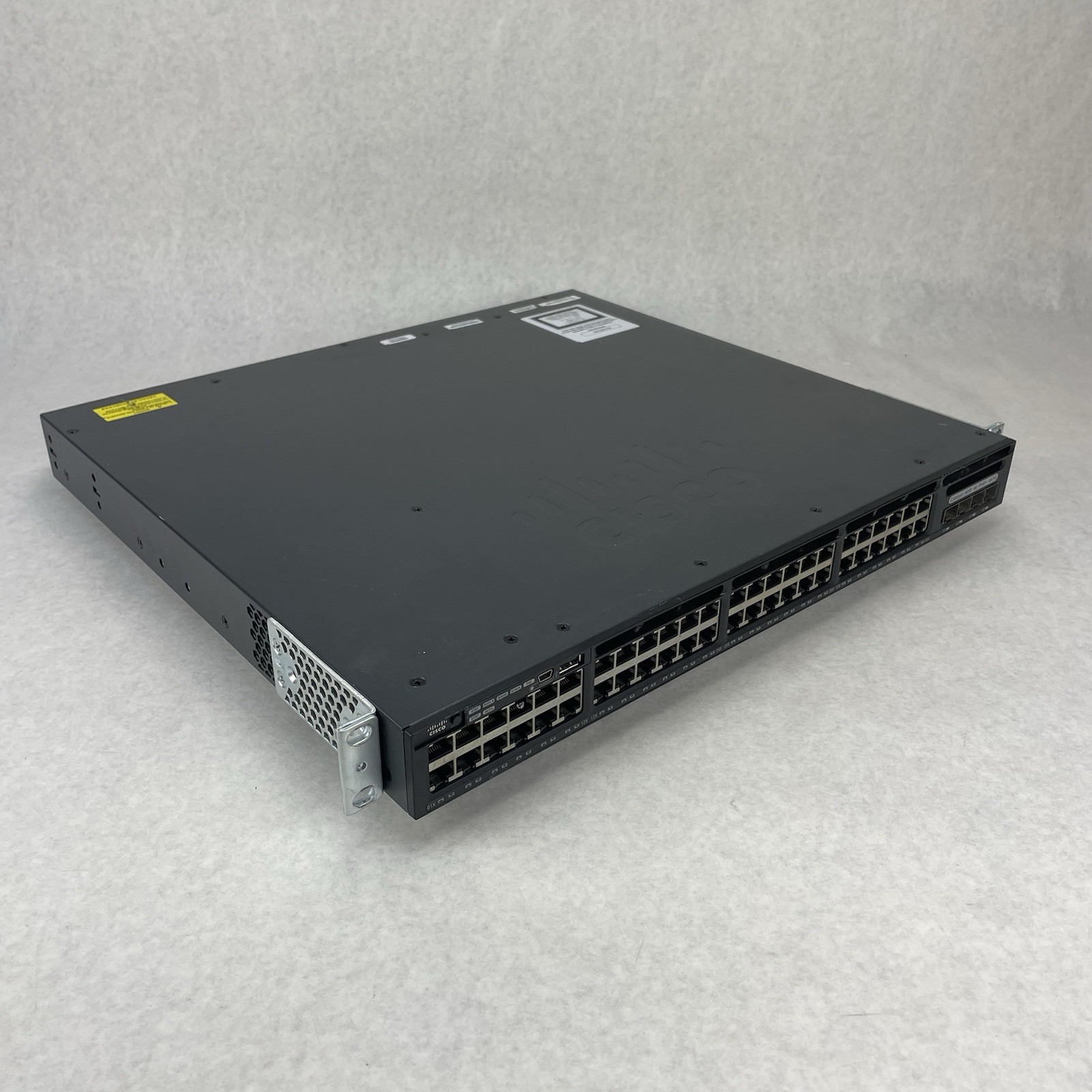 Cisco WS-C3650-48PS-S V03 Tested & Reset 2X PSU