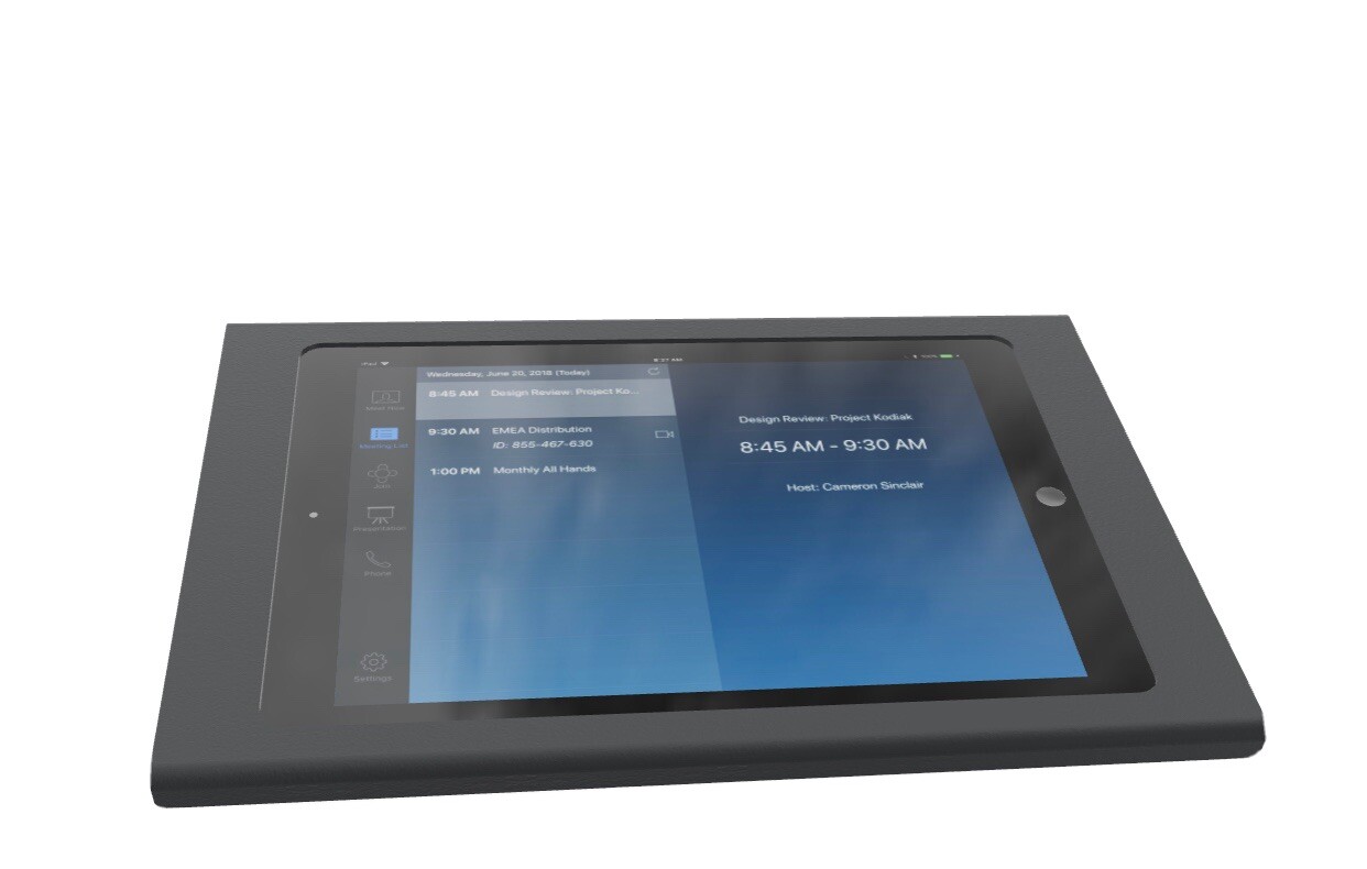 Heckler Design Zoom rooms consoles for ipad