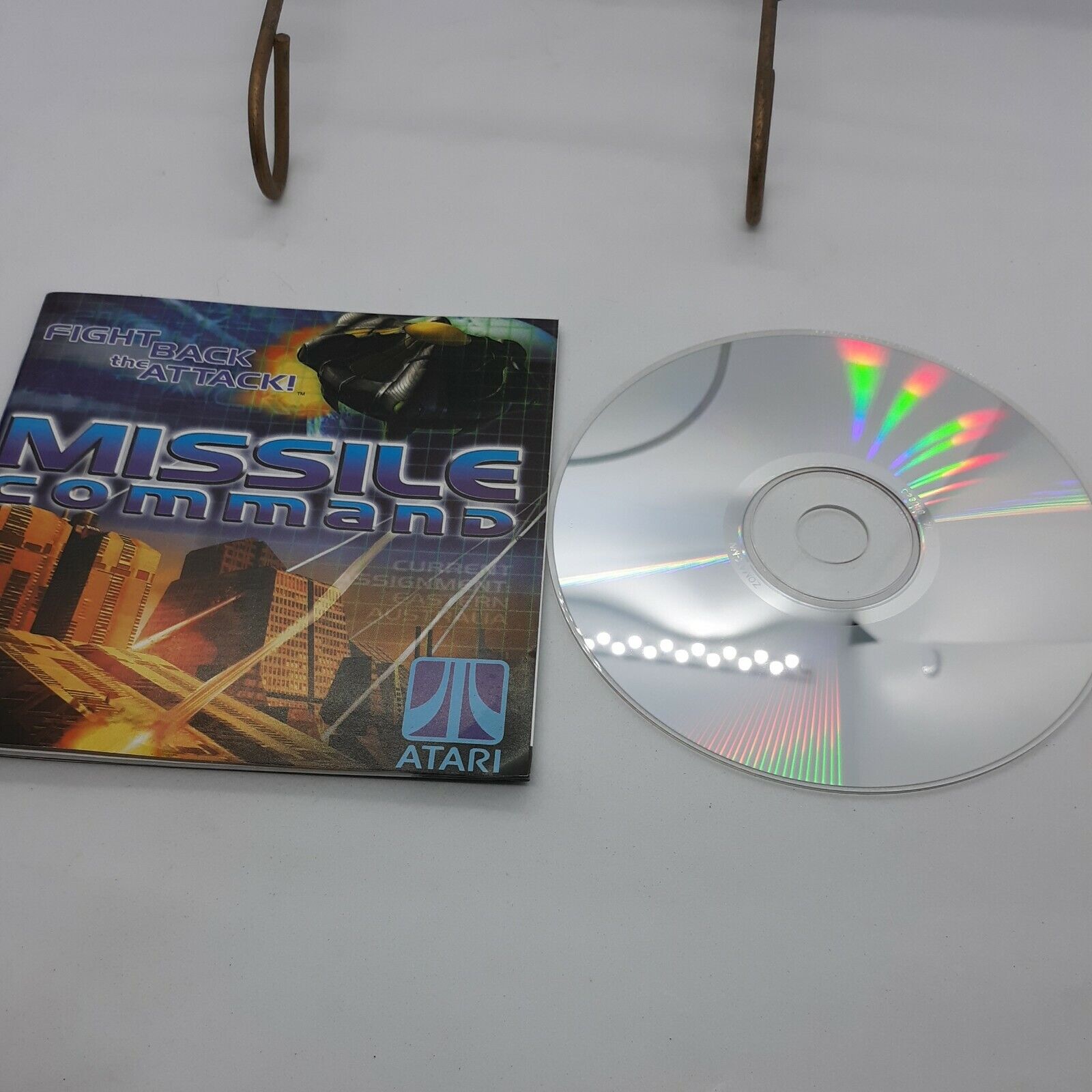 ATARI Missile Command Windows 95/98 CD-ROM manual's and disc*Great Shape*