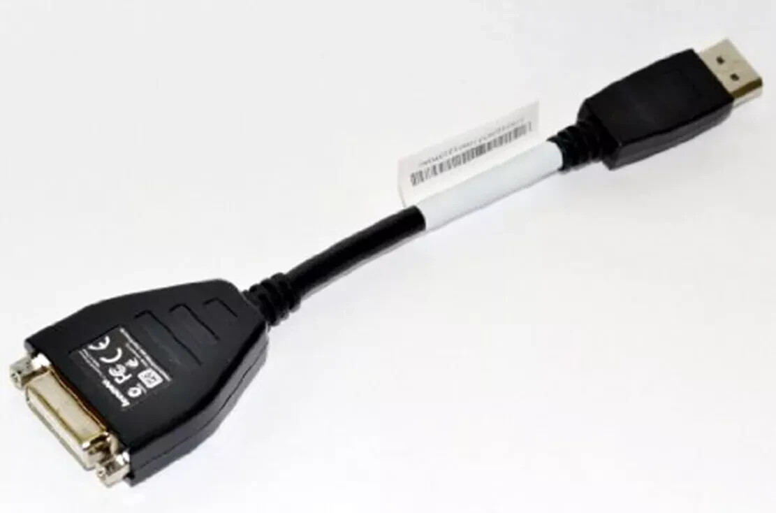 Genuine OEM Lenovo 45J7915 DisplayPort to Single Link DVI-D Monitor Adapter Cabl