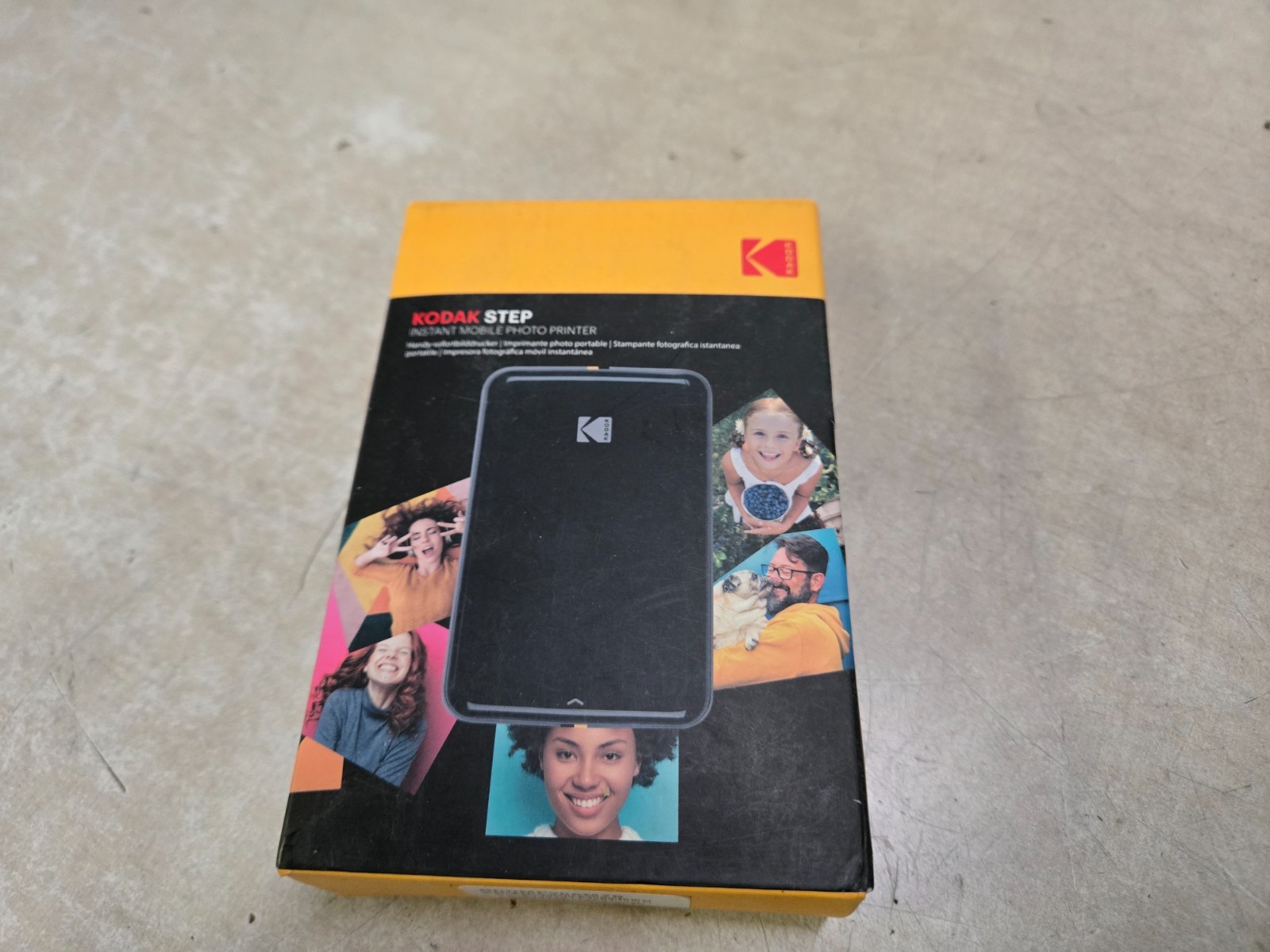 Kodak Step Mobile Instant Photo Printer, Portable Zink 2x3 Mini Printer, Black