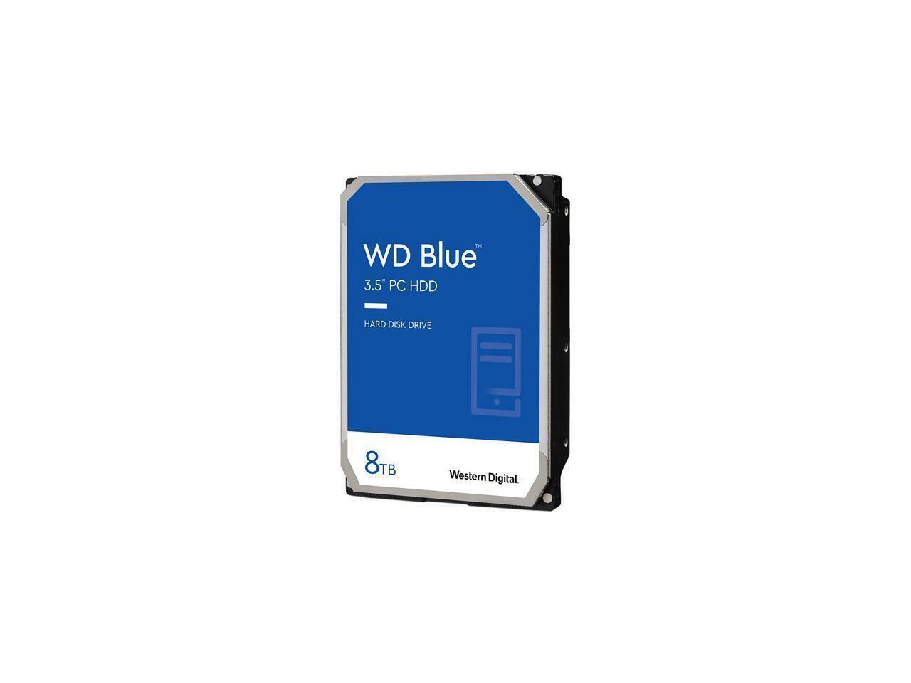 Western Digital WD80EAZZ Blue 8TB 5640 RPM 128MB Cache SATA 6.0GBs 3.5 in. In...