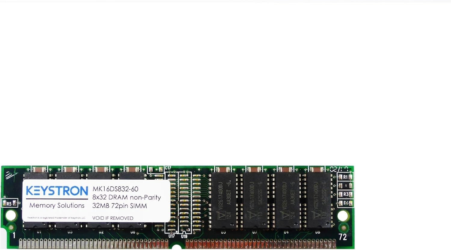 32MB MEG 72 pin SIMM Sampler RAM Memory Ensoniq ASR-X ASRX PRO ASRXPRO ZY8 32MB