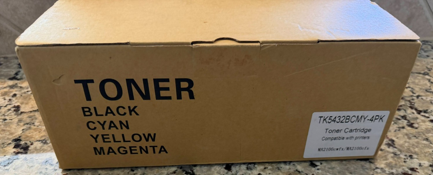 Kyocera Toner Cartridges TK-5432  Black/Color | High Yield 4-Pack