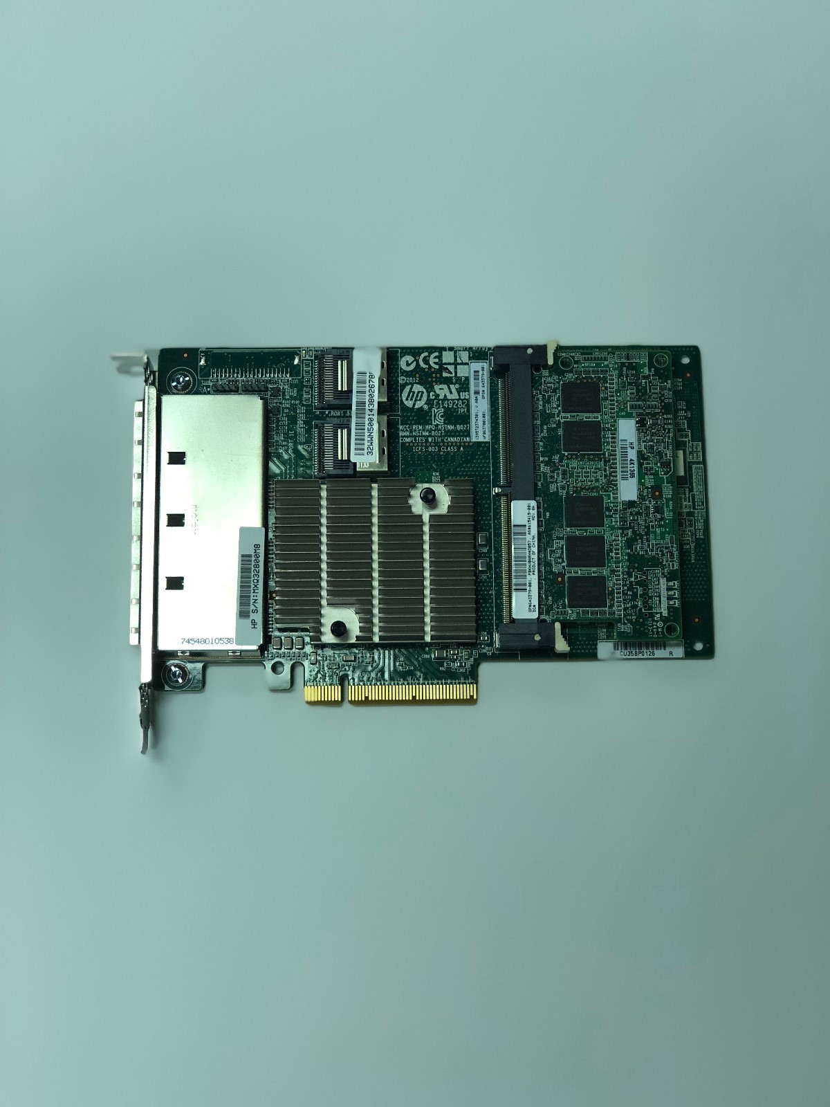 643379-001 HP 615415-001 P822 SAS SMART ARRAY W/ 2GB FBWC SAS RAID CONTOLLER