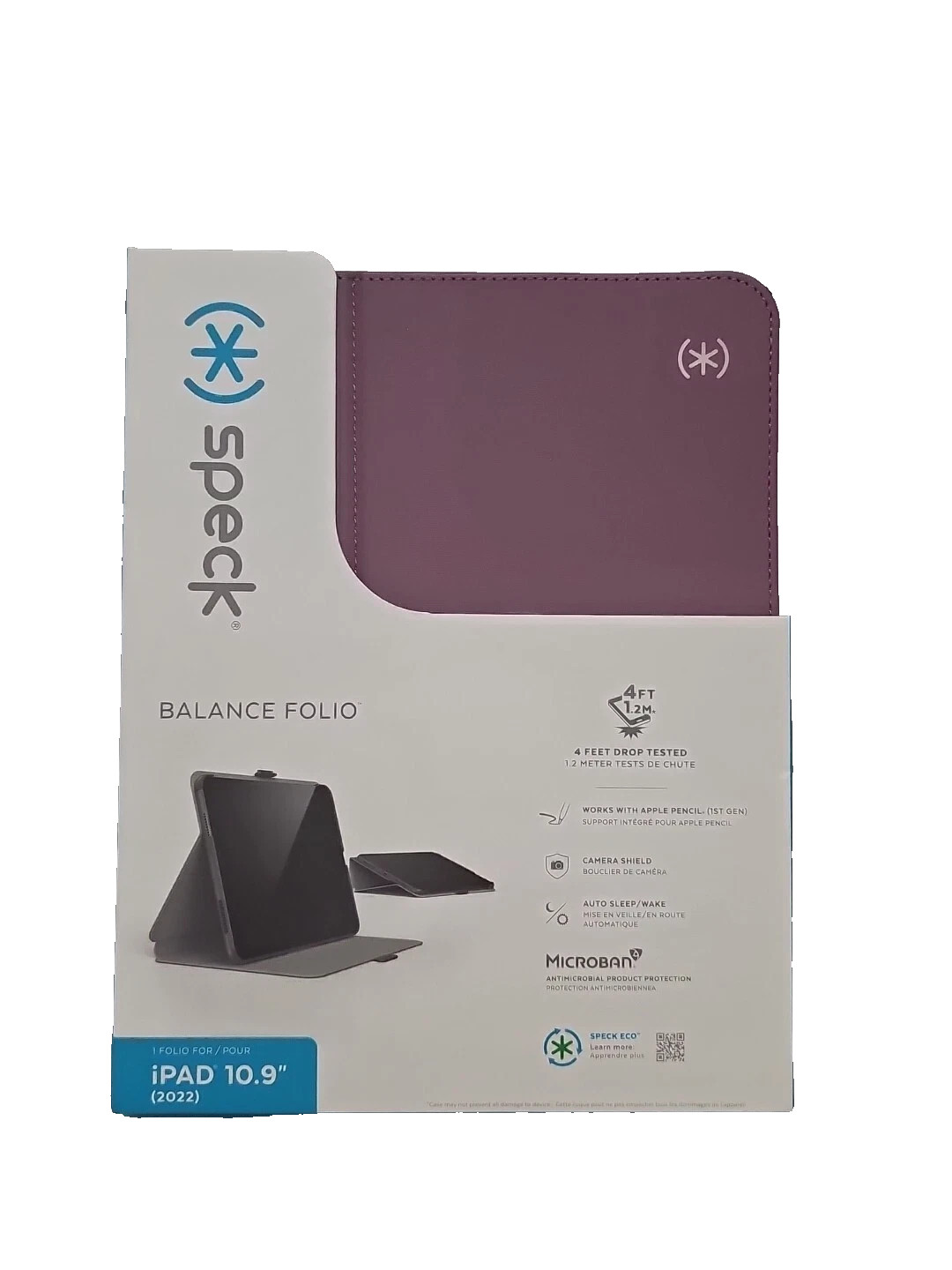 speck Balance Folio Case for Apple iPad 10.9 (10th Gen) iPad 11 A16 (11th Gen)