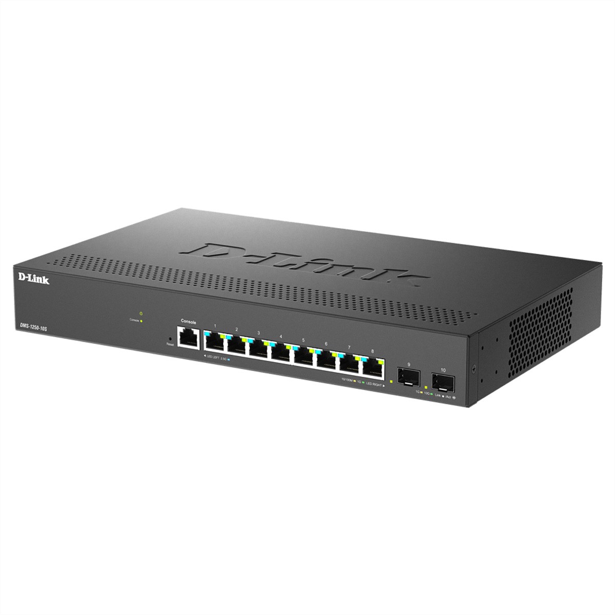 DMS-1250-10S/E D-Link DMS 1250-10S Switch L2+ Smart 8 x 2.5GBase-T+ 2 10 Gig ~D~