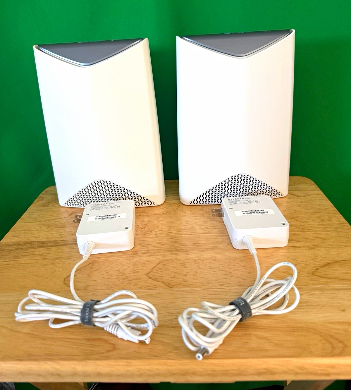 NETGEAR Orbi Pro Satellite SRS60 Wireless Access Point, White/Gray, 4-Port (2)