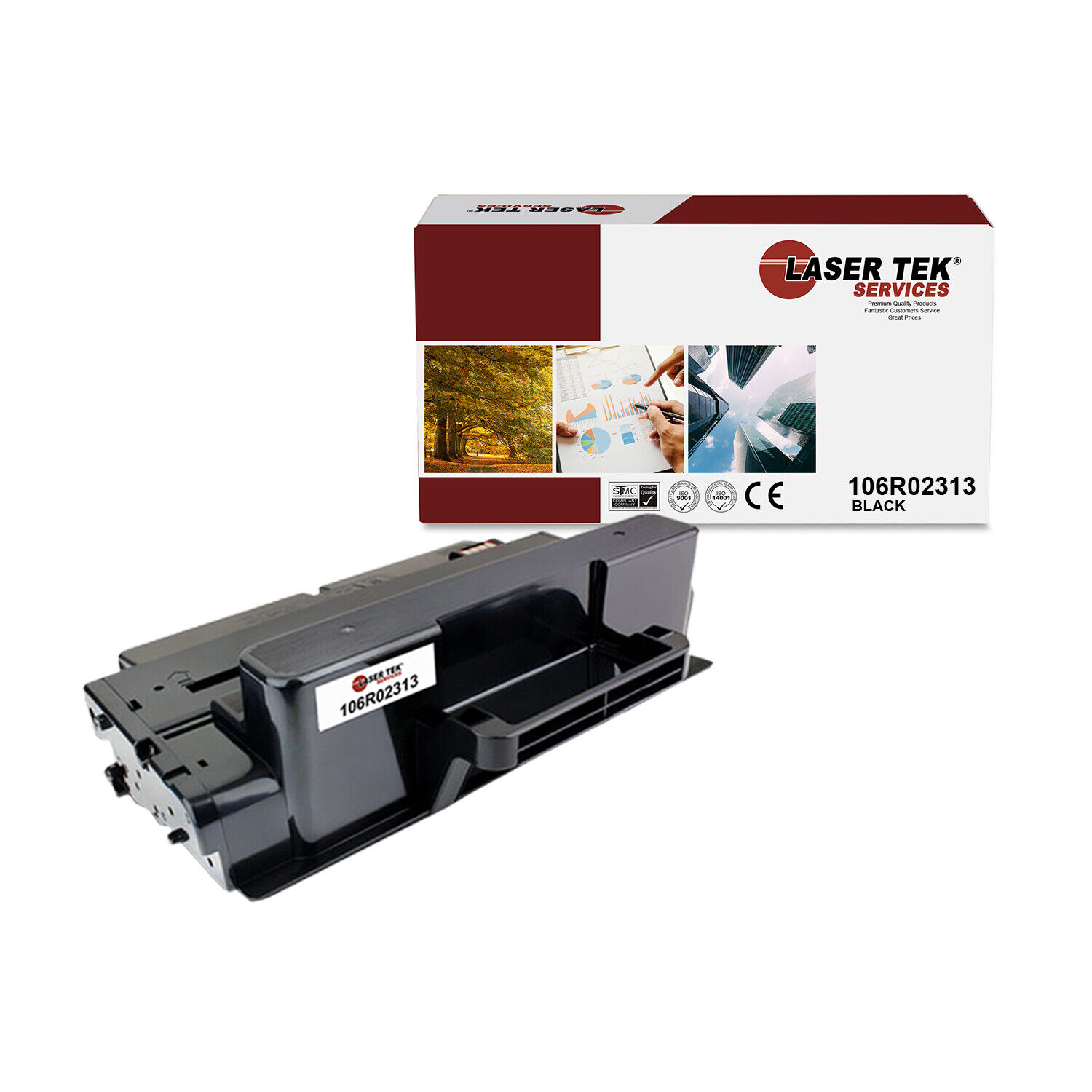 LTS 106R02313 Black HY Compatible for Xerox WorkCentre 3325DN 3325DNI Toner