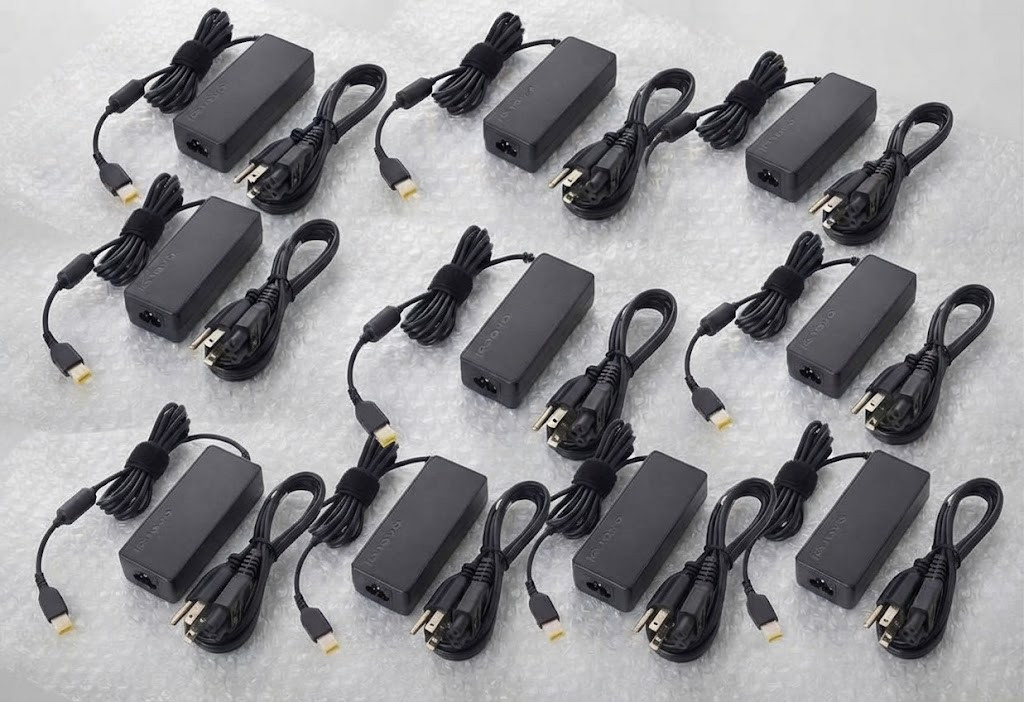 10-Pack 65W Slim Tip AC Power Charger Lenovo T440s T450s X250 G500 Z510 Flex 3