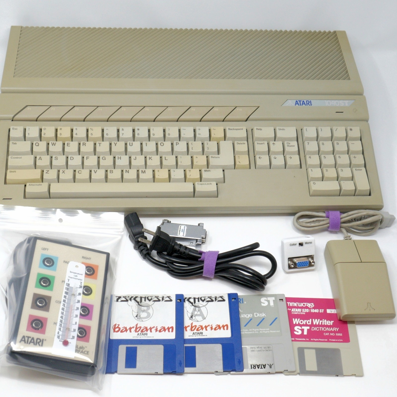 Atari 1040ST STf System - Item Only - Good Condition - Tested - Atari ST