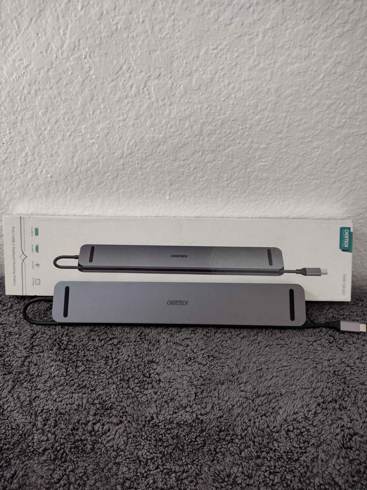 CHOETECH USB C Docking Station 11-in-1 Docking Station 100W PD, 4K HD, RJ45, VGA