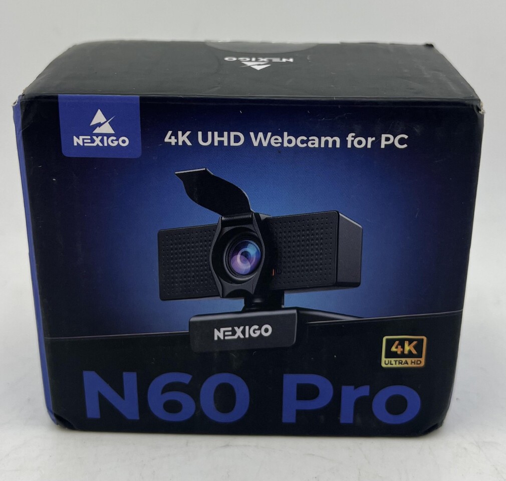 NEXIGO N60 PRO 4K UHD WEBCAM FOR PC 1080P 60FPS AUTOFOCUS NOISE CANCELLING
